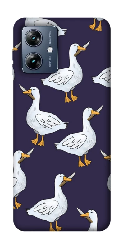 Чохол на Motorola Moto G54 Power Гуси з претензією фото 1 з 1