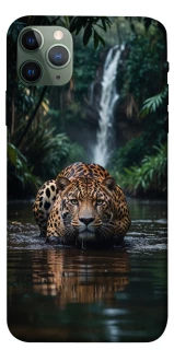 Чехол на Apple iPhone 11 Pro Max (6.5") Leopard in water фото 1 из 1