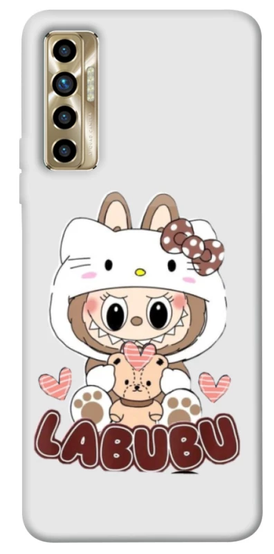 Чехол на TECNO Camon 17P Hello Kitty Labubu фото 1 из 1
