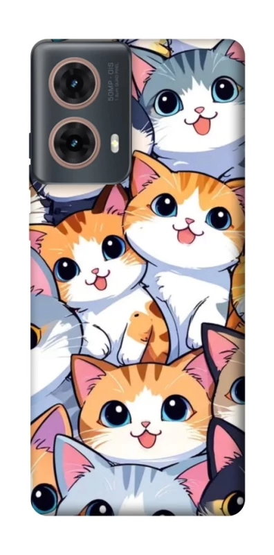 Чохол на Motorola Moto G85 Cute Cat v2 фото 1 з 1