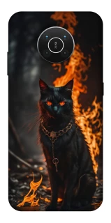 Чохол на Nokia X10 / X20 Вогняний кіт фото 1 з 1