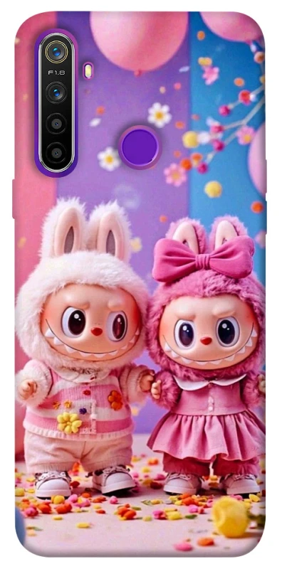 Чохол на Realme 5 Labubu twins ver.2 фото 1 з 1