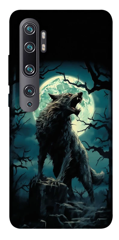 Чохол на Xiaomi Mi Note 10 / Note 10 Pro / Mi CC9 Pro Вовк під місяцем фото 1 з 1