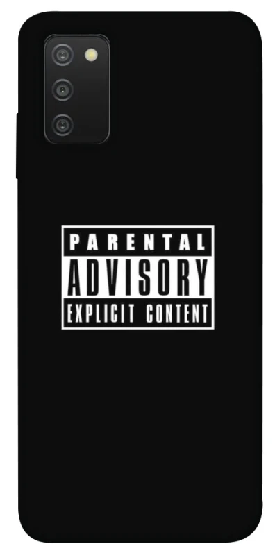 Чохол на Samsung Galaxy A03s Parental Advisory Label фото 1 Чохол на Samsung Galaxy A03s Parental Advisory Label фото 1 з 1