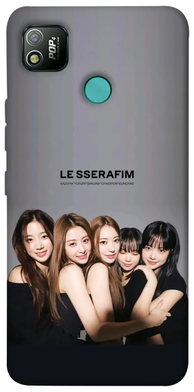 Чехол на TECNO POP 4 LE SSERAFIM v2 фото 1 из 1