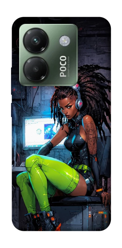 Чехол на Xiaomi Poco M7 pro 5G Cyber girl фото 1 из 1