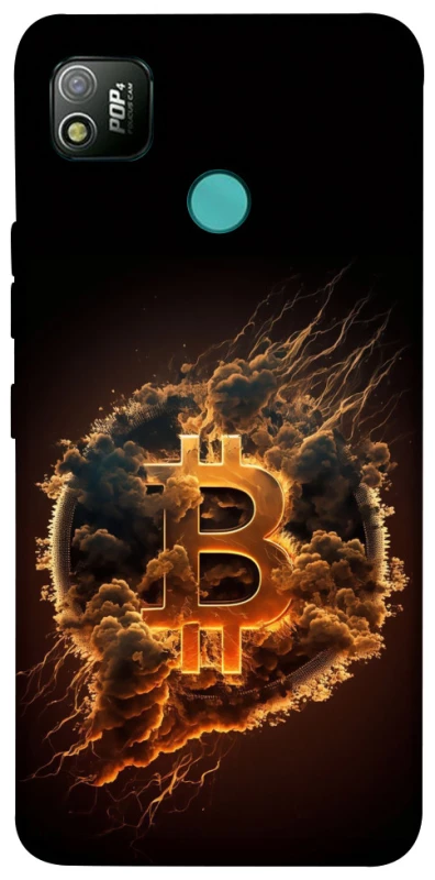 Чехол на TECNO POP 4 Smoky Bitcoin фото 1 из 1