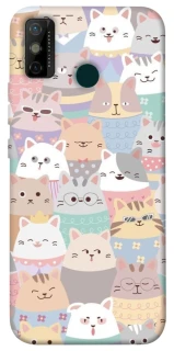 Чохол на TECNO Spark 6 Go Funny Kittens ver.2 фото 1 з 1
