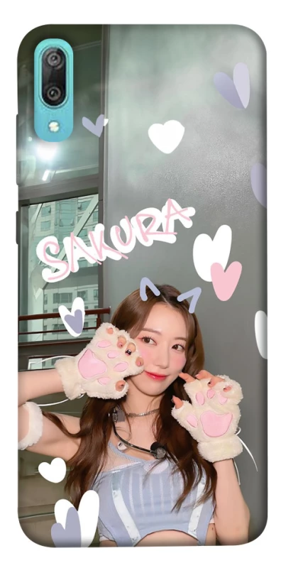 Чохол на Huawei Y6 Pro (2019) Sakura - LE SSERAFIM фото 1 з 1