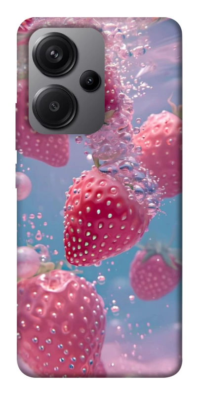 Чохол на Xiaomi Redmi Note 13 Pro+ Полуниця в воді фото 1 з 1