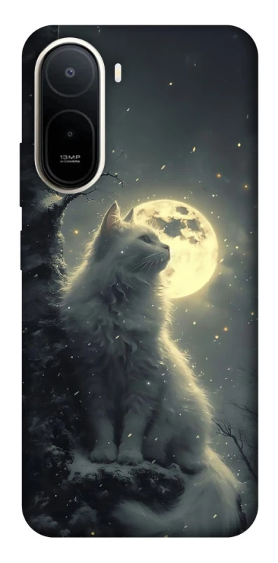 Чехол на Xiaomi Redmi A7 Pro 4G Кот под луной фото 1 из 2