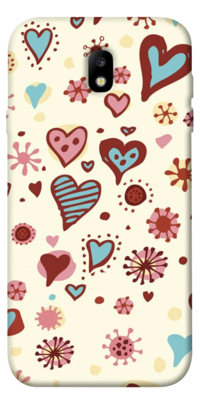 Чохол на Samsung J730 Galaxy J7 (2017) Pretty hearts фото 1 з 1