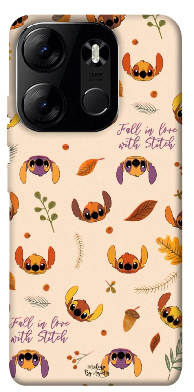 Чохол на Tecno Spark Go 2023 Fall in love with Stitch фото 1 з 1