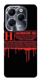Чехол на Infinix Hot 40 Horror Halloween фото 1 из 1