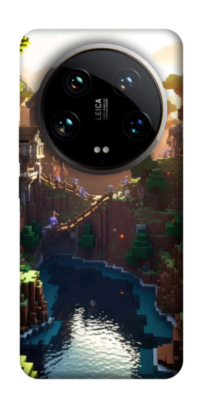 Чохол на Xiaomi 14 Ultra Minecraft sunset фото 1 з 1