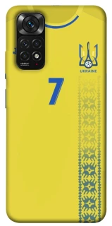 Чохол на Xiaomi Redmi Note 11 (Global) / Note 11S UA-Football ver.3 фото 1 з 1