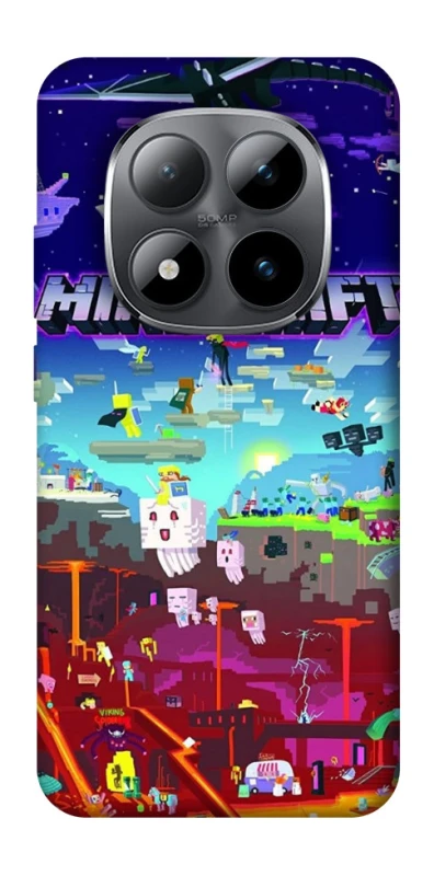 Чехол на Xiaomi Redmi Note 15 Pro 5G Minecraft world фото 1 из 1
