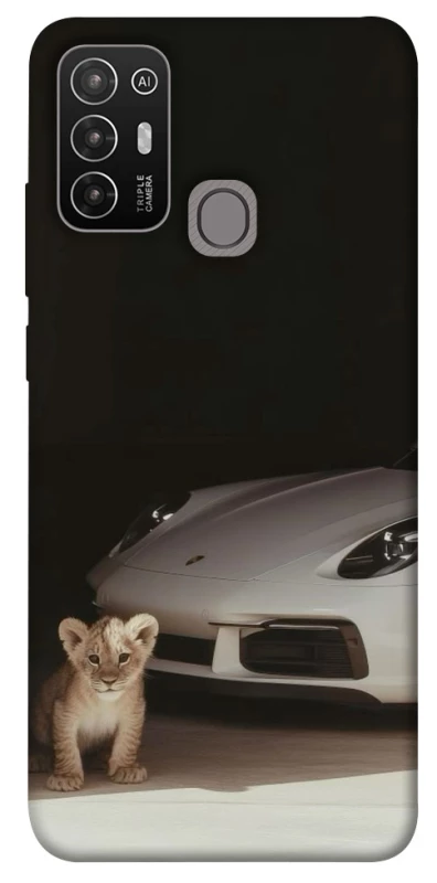 Чехол на ZTE Blade A52 Porsche white фото 1 из 1