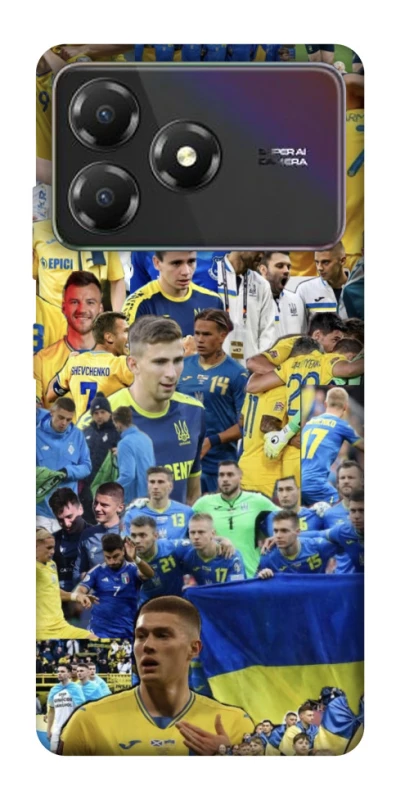 Чехол на ZTE Blade A36 UA-Football ver.6 фото 1 из 1