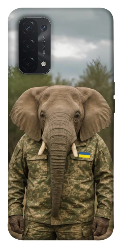 Чохол на Oppo A54 5G / A74 5G Слон захисник фото 1 з 1