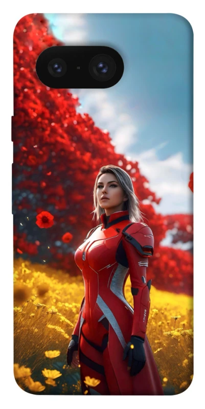 Чехол на Google Pixel 8 Cyber space girl ver.5 фото 1 из 1