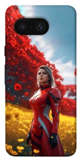 Чехол на Google Pixel 8 Cyber space girl ver.5 фото 1 из 1