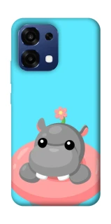 Чохол на Oppo A6 Pro 4G/5G Adopt Me Hippo Floatie фото 1 з 2