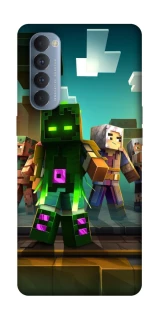 Чехол на Oppo Reno 4 Pro Minecraft dungeon фото 1 из 1
