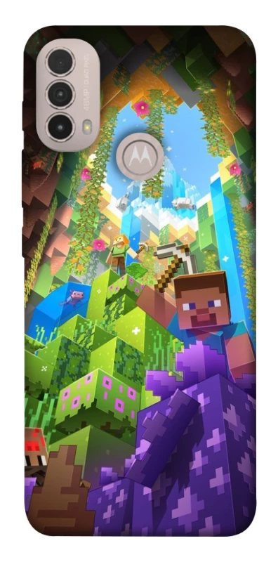 Чохол на Motorola Moto E40 Minecraft forever фото 1 з 1