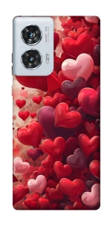 Чехол на Motorola Edge 50 Fusion Many hearts фото 1 из 1