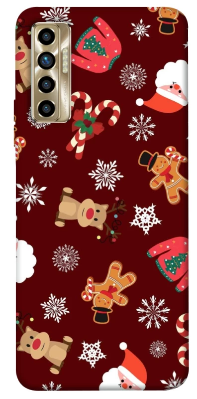 Чохол на TECNO Camon 17P Новорічний v6 фото 1 з 1