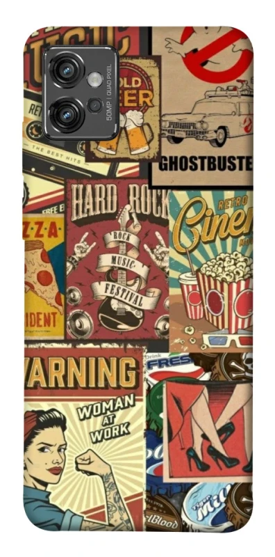 Чохол на Motorola Moto G32 Retro collage ver.2 фото 1 з 1