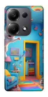 Чохол на Xiaomi Redmi Note 13 Pro 4G crazy cat фото 1 з 1