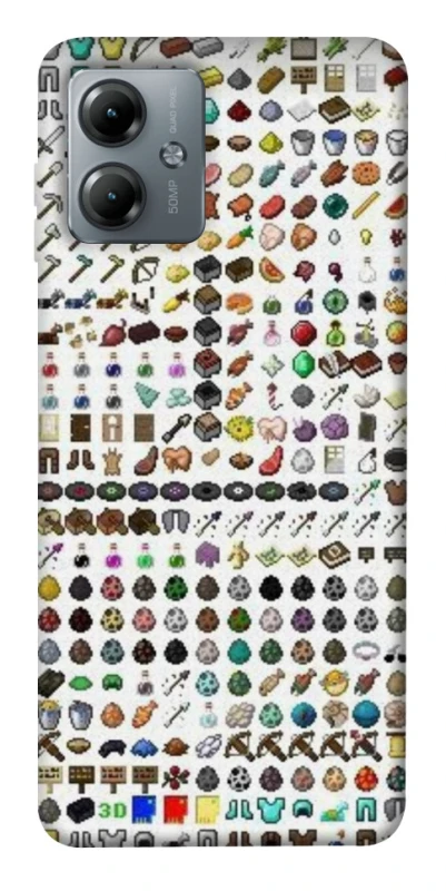 Чохол на Motorola Moto G14 Minecraft v2 фото 1 з 1