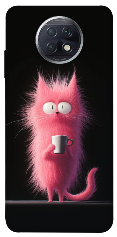 Чехол на Xiaomi Redmi Note 9 5G / Note 9T Розовый котёнок фото 1 из 1