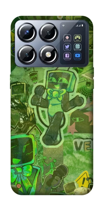 Чохол на Xiaomi POCO X8 Pro Dandysworld tv green theme фото 1 з 1