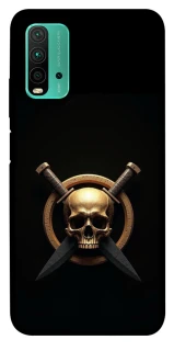 Чохол на Xiaomi Redmi Note 9 4G / Redmi 9 Power Golden Skull фото 1 з 1