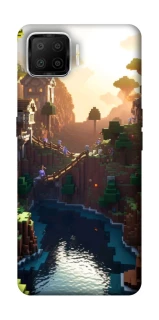 Чехол на Oppo A73 (2017) Minecraft sunset фото 1 из 1