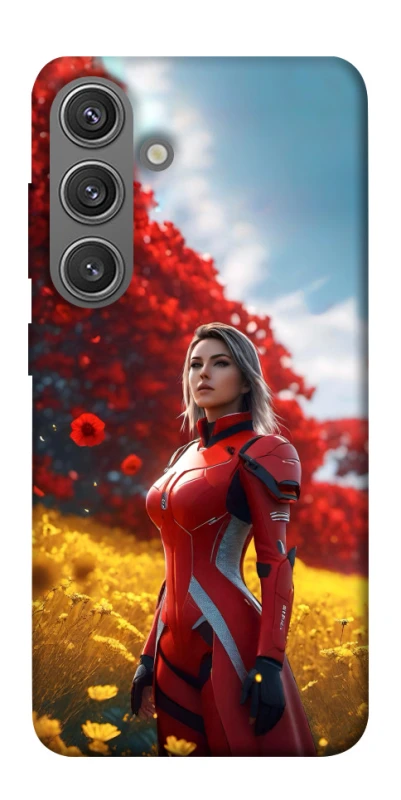 Чохол на Samsung Galaxy S24 FE Cyber space girl ver.5 фото 1 з 1