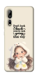 Чохол на ZTE Axon 10 Pro Don't look back фото 1 з 1