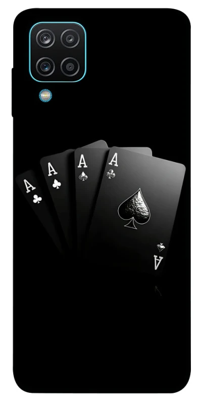 Чохол на Samsung Galaxy M12 Black Cards фото 1 з 1