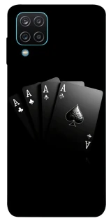 Чохол на Samsung Galaxy M12 Black Cards фото 1 з 1