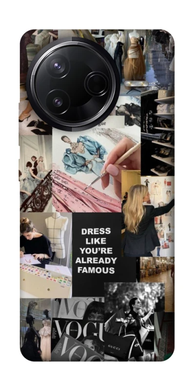 Чохол на Infinix Note 50 Pro Fashion collage ver.11 фото 1 з 1