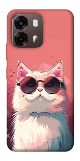 Чехол на Oppo A6 Сat with glasses фото 1 из 2