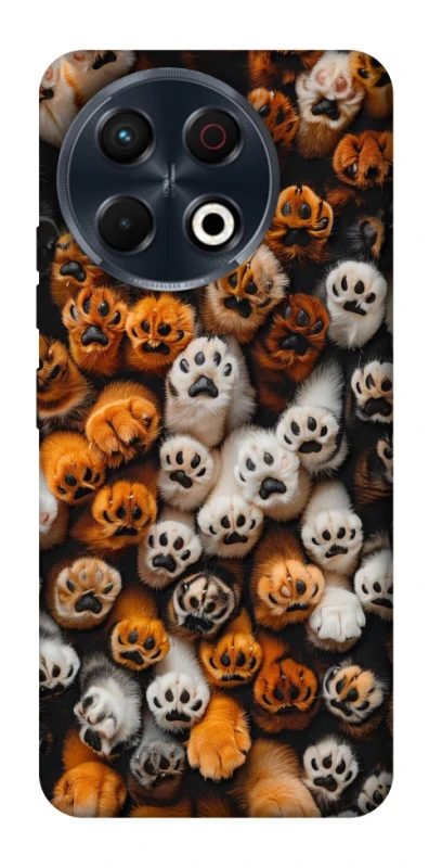 Чохол на TECNO Spark 30 Pro (KL7) Сat paws фото 1 з 1