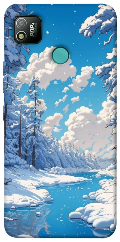 Чехол на TECNO POP 4 Winter art фото 1 из 1
