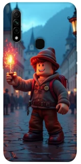 Чехол на Oppo A31 Roblox Fire Logo Blue Flames фото 1 из 1