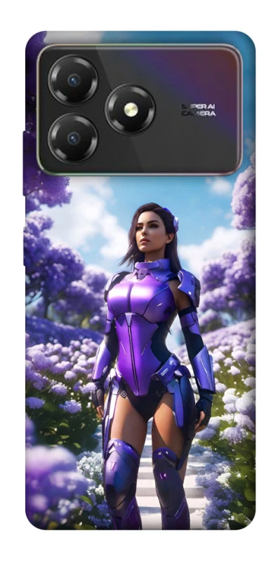 Чохол на ZTE Blade A36 Cyber space girl ver.4 фото 1 з 1