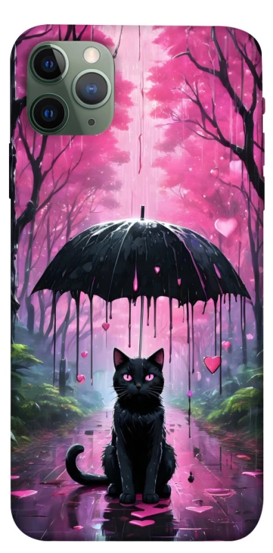 Чохол на Apple iPhone 11 Pro Max (6.5") Black cat фото 1 з 1