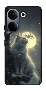 Чехол на TECNO Camon 20 Pro (CK7n) Кот под луной фото 1 из 1